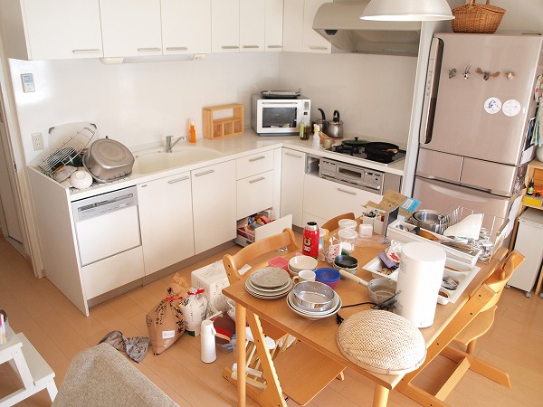 キッチン大掃除開始と廊下収納 Chibidas家のシンプルライフ